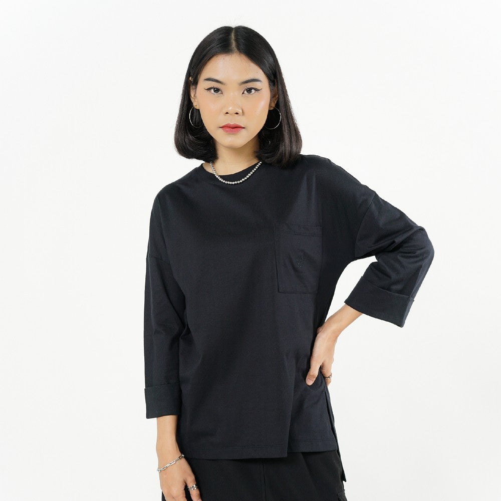 Greenlight Women's T-Shirt 3/4 Sleeve Oversized Fit Cotton Aina HP-C070326