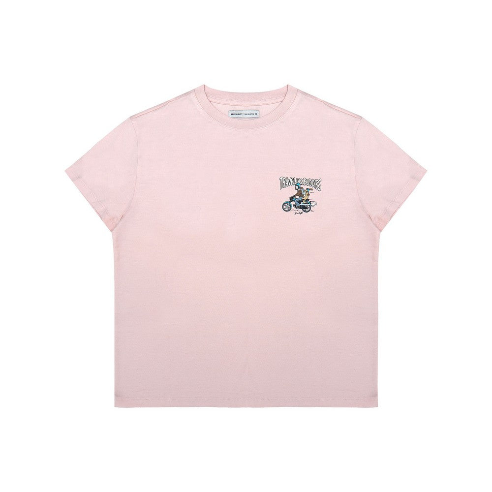 Greenlight Women's T-Shirt Short Sleeve Loose Fit Cotton Mika HP-C090225