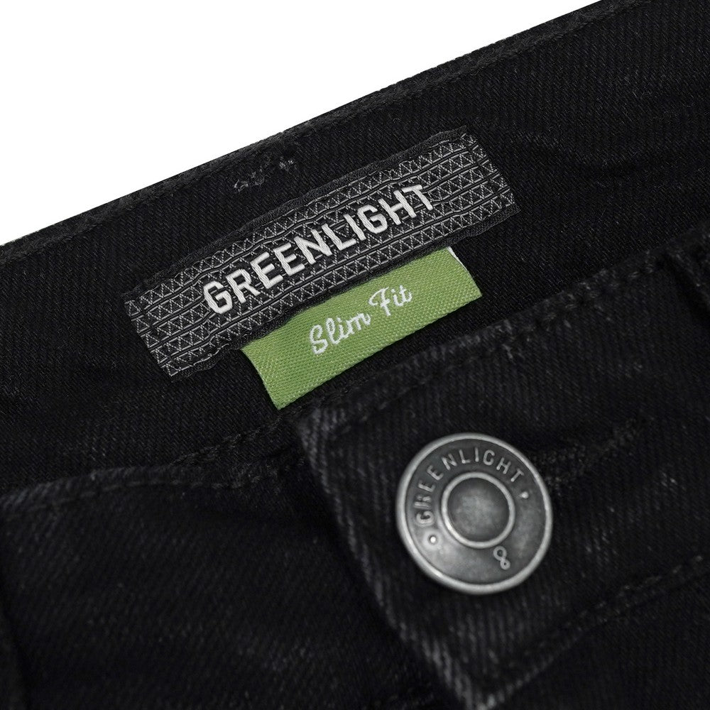 Greenlight Men's Long Denim Pants Slim Fit Ripped Jeans Layton HP-C091224