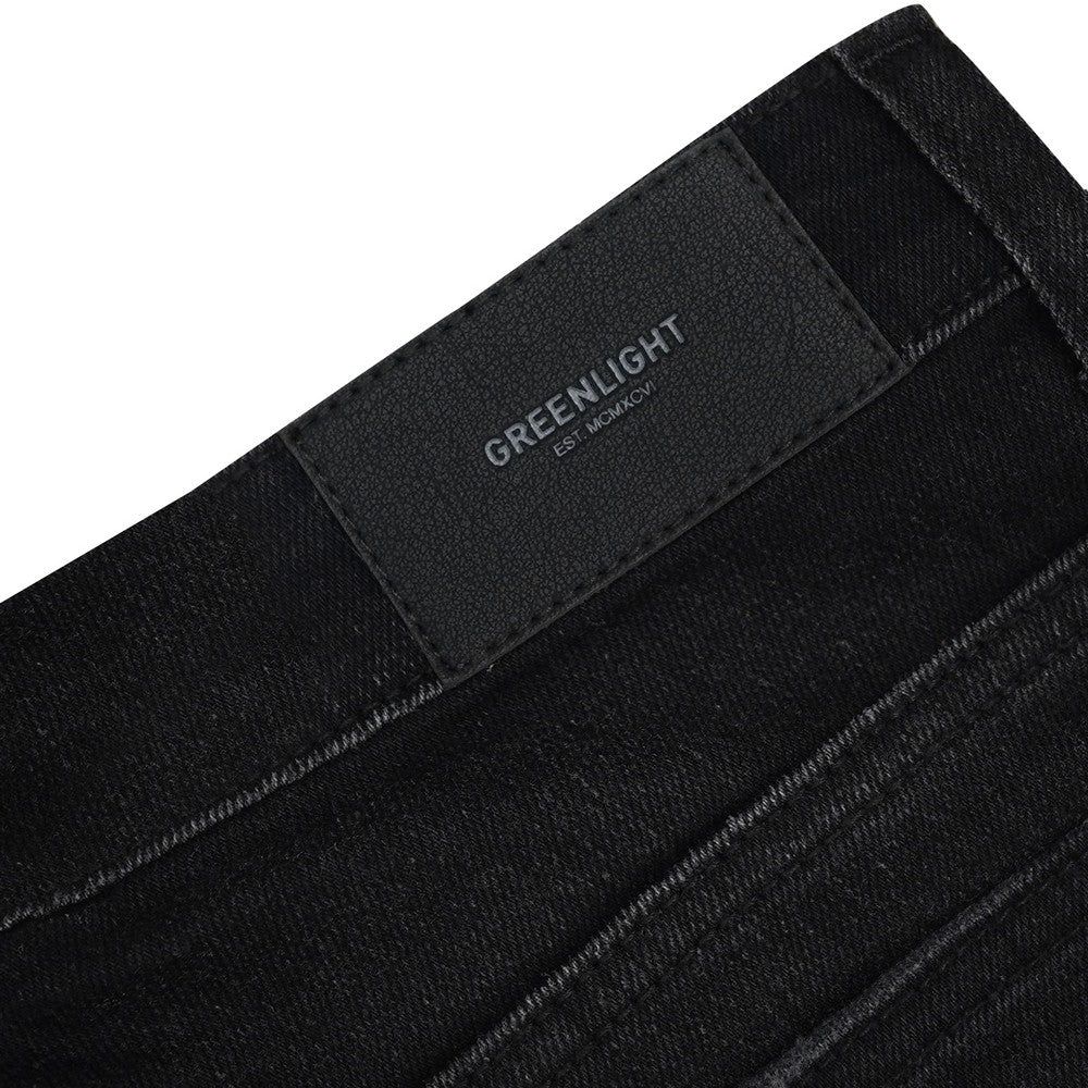 Greenlight Men's Long Denim Pants Slim Fit Ripped Jeans Layton HP-C091224