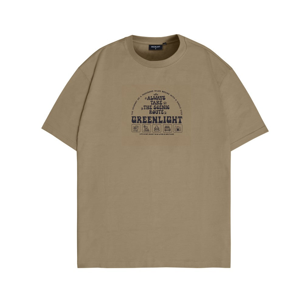 Greenlight Men's T-Shirt Short Sleeve Regular Fit Cotton Rae HP-C131124
