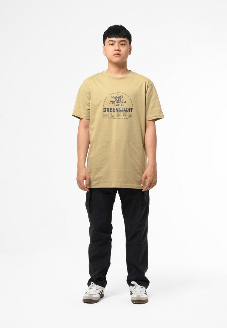 Greenlight Men's T-Shirt Short Sleeve Regular Fit Cotton Rae HP-C131124