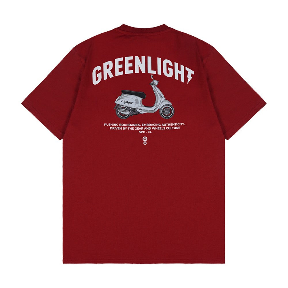 Greenlight Voyager Men's T-Shirt Short Sleeve Regular Fit Cotton Vespa HP-C081124