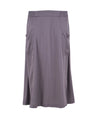 Greenlight Grey Midi Skirt 030124