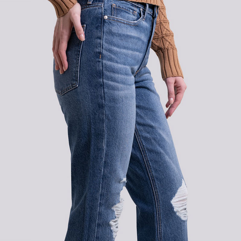 Greenlight Celana Flare Jeans Wanita 080123