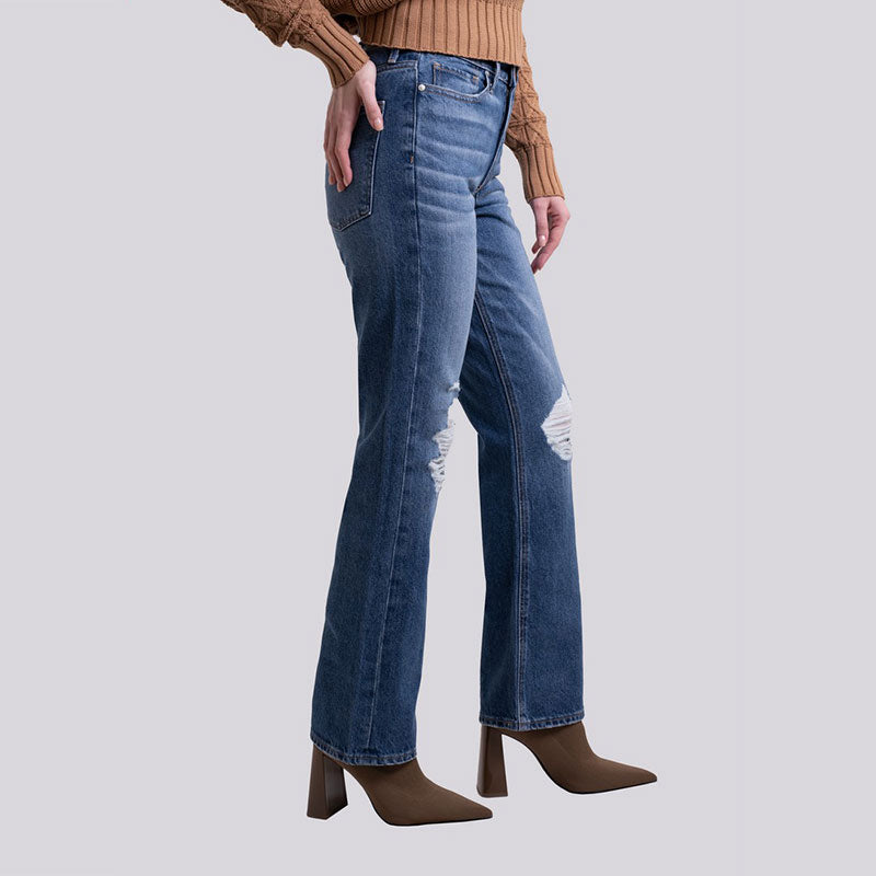 Greenlight Celana Flare Jeans Wanita 080123