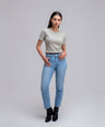 Greenlight Womens Straight Jeans Light Blue 090423